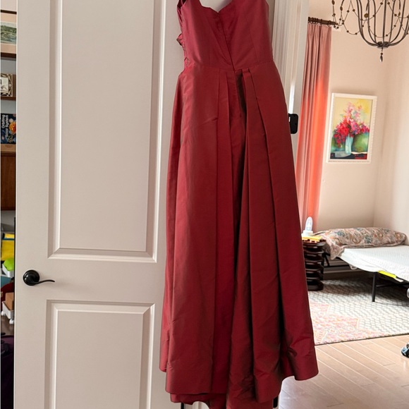 Oscar Inspired Catherine Regehr Vintage  Silk Taffeta Gown , Size L (10-12) - Picture 5 of 8